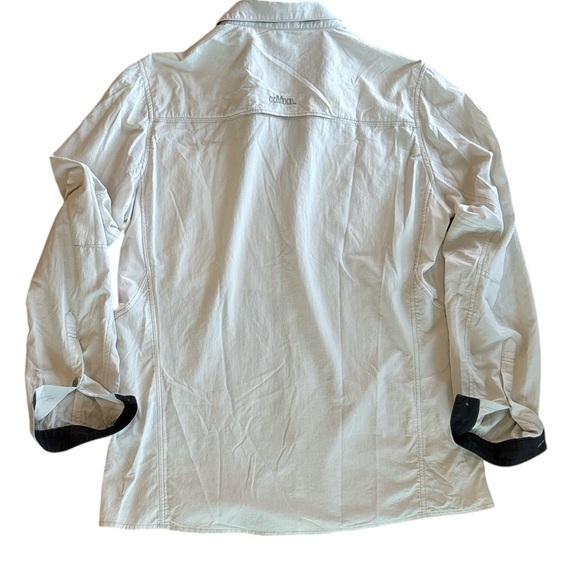 Kuhl Men's Nylon lightweight long sleeves breathable Hiking Fishing Shirt Medium - Picture 3 of 5